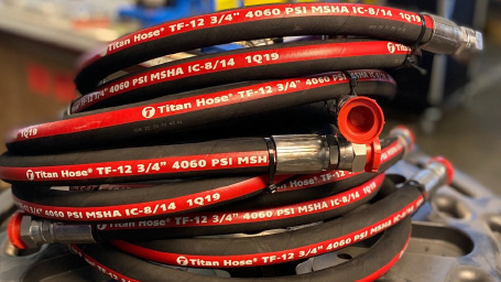 UHP Hydraulic hose reels